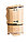 Кедровая фитобочка, Круглая Со скосом, 130*78 см, PREMIUM, фото 5