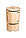 Кедровая фитобочка, Круглая Со скосом, 130*78 см, PREMIUM, фото 7