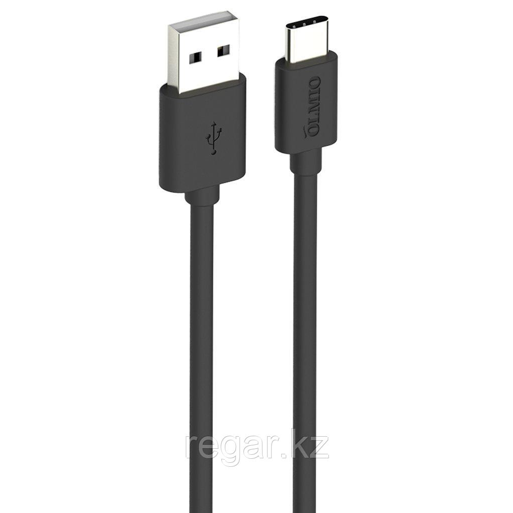 Кабель Olmio Type-C 3м черный