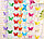 Стикеры цветные клейкие неоновые 350 листов 1 цвет 70 листов бабочки, фото 10