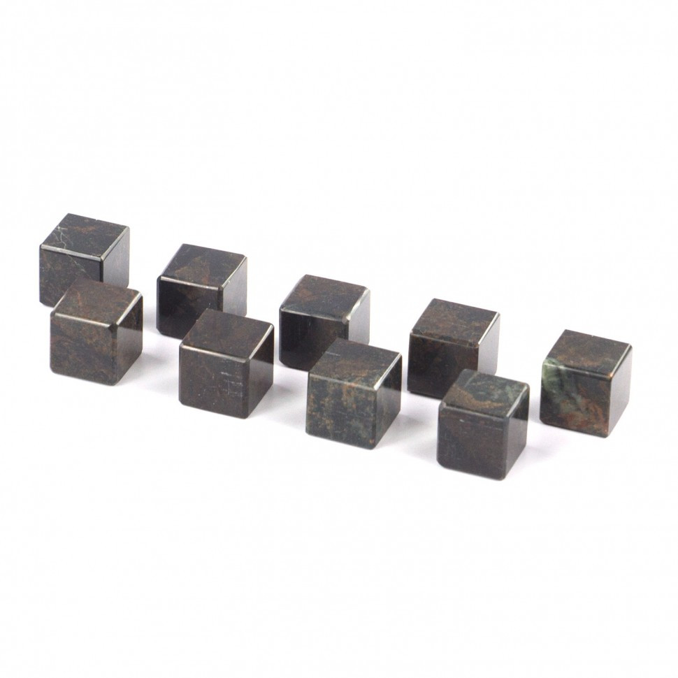 Камни охлаждающие для виски набор 9 кубиков из офиокальцита 121572 - фото 2 - id-p90101317
