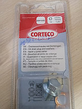 220122S, Маслосливной болт картера (поддона двигателя) AVENSIS, LAND CRUISER, RAV 4, YARIS, CORTECO, GERMANY