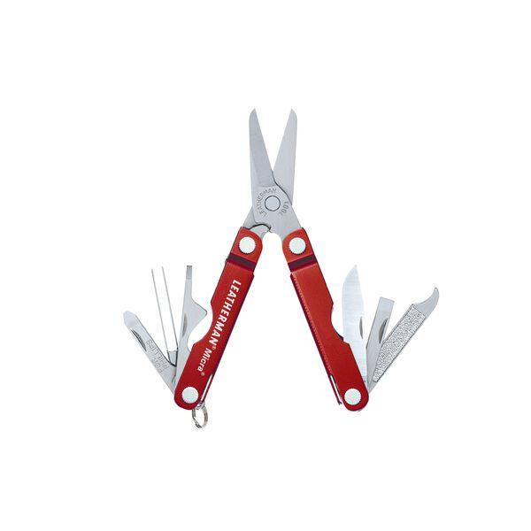 Мультиинструмент LEATHERMAN Мод. MICRA RED (красный)(8^)(6,5см)(Gift Box) R38923