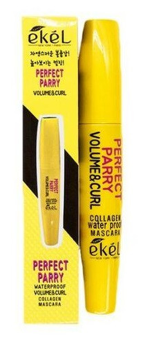 «Ekel» Mascara Collagen Red Тушь для ресниц Чёрная Объем и Подкручивание, 12 гр.