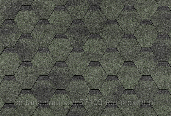 Гибкая черепица Shinglas, Финская, Соната Зеленый