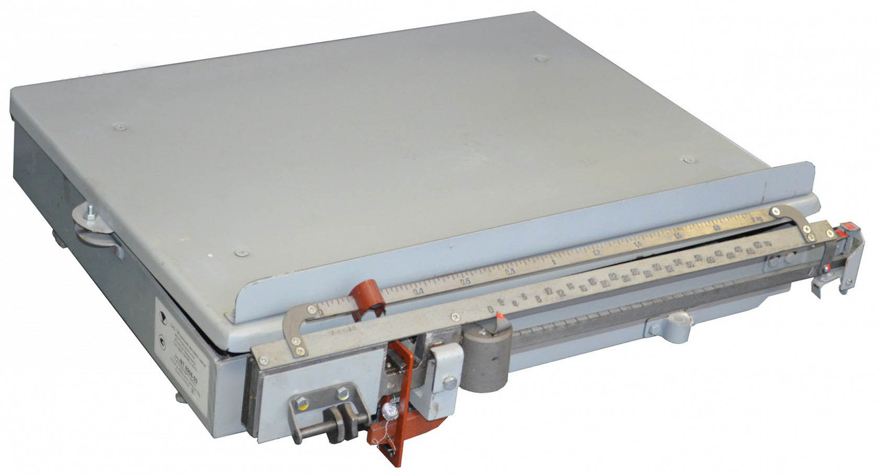 Весы механические торговые ВТ-8908-50, 570х640х180 мм., платформа 600х460 мм