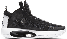 Баскетбольные кроссовки Air Jordan 34 (XXXIV) "Black\White" (40-46), фото 4