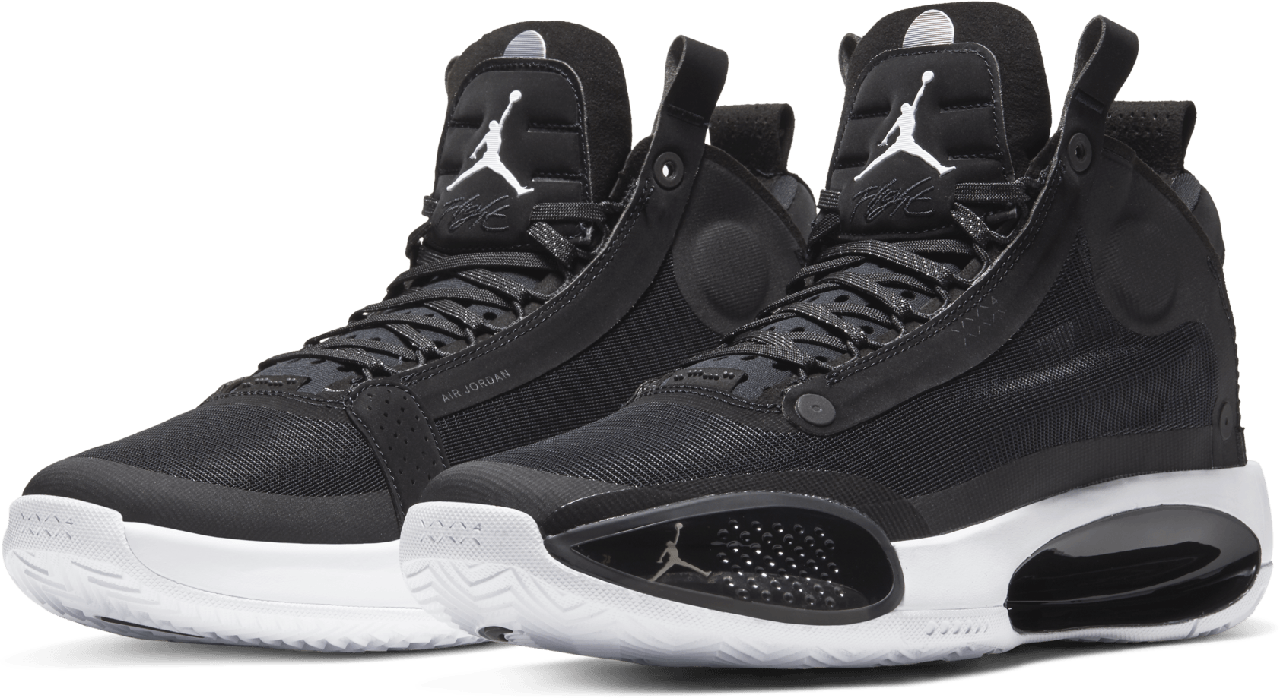 Баскетбольные кроссовки Air Jordan 34 (XXXIV) "Black\White" (40-46)