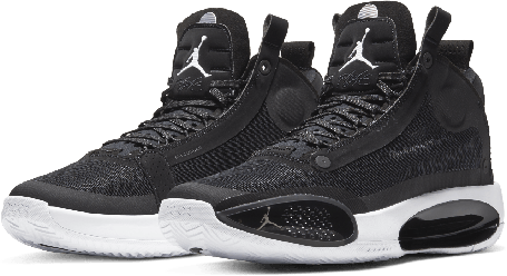 Баскетбольные кроссовки Air Jordan 34 (XXXIV) "Black\White" (40-46), фото 1