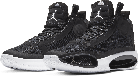 Баскетбольные кроссовки Air Jordan 34 (XXXIV) "Black\White" (40-46), фото 2