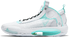 Баскетбольные кроссовки Air Jordan 34 (XXXIV) "White\Green" (40-46), фото 2