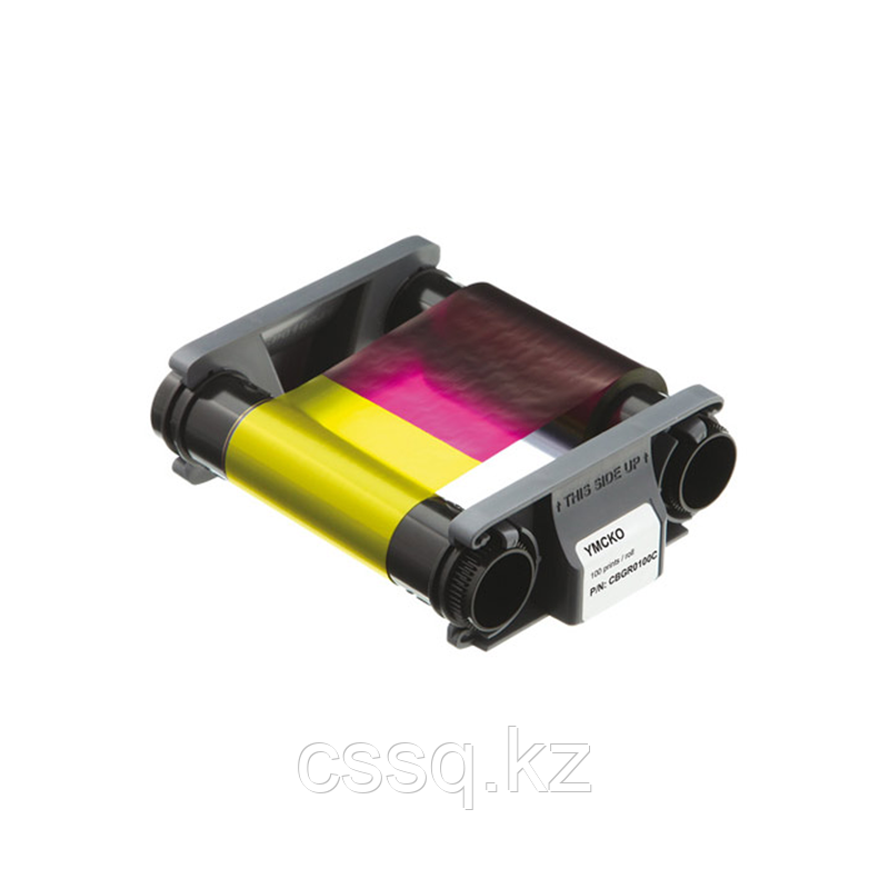 Полноцветная лента YMCKO для Badgy200 на 100 отпечатков Evolis CBGR0100C