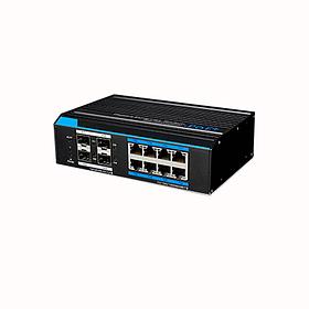 Коммутатор 8-портовый промышленный управляемый UTEPO UTP7308GE-POE Full Gigabit PoE