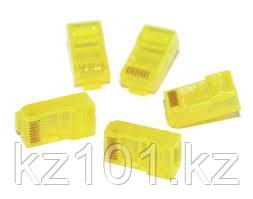 Коннектор RJ-45 (8P8C) кат.5е желтый - фото 2 - id-p90125867