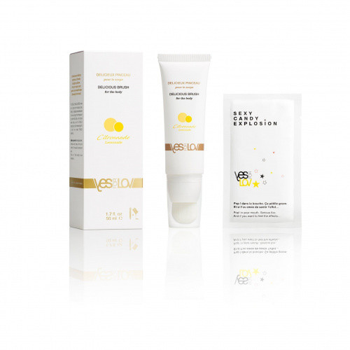 YFL DELICIOUS BRUSH LEMONADE съедобное массажное масло 50мл