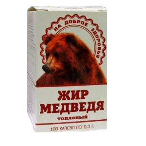 Медвежий жир №100 капс. - фото 1 - id-p85187935