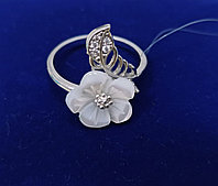 Кольцо (титан, перламутр) 16,5 размер ( пр. Абая 141 )