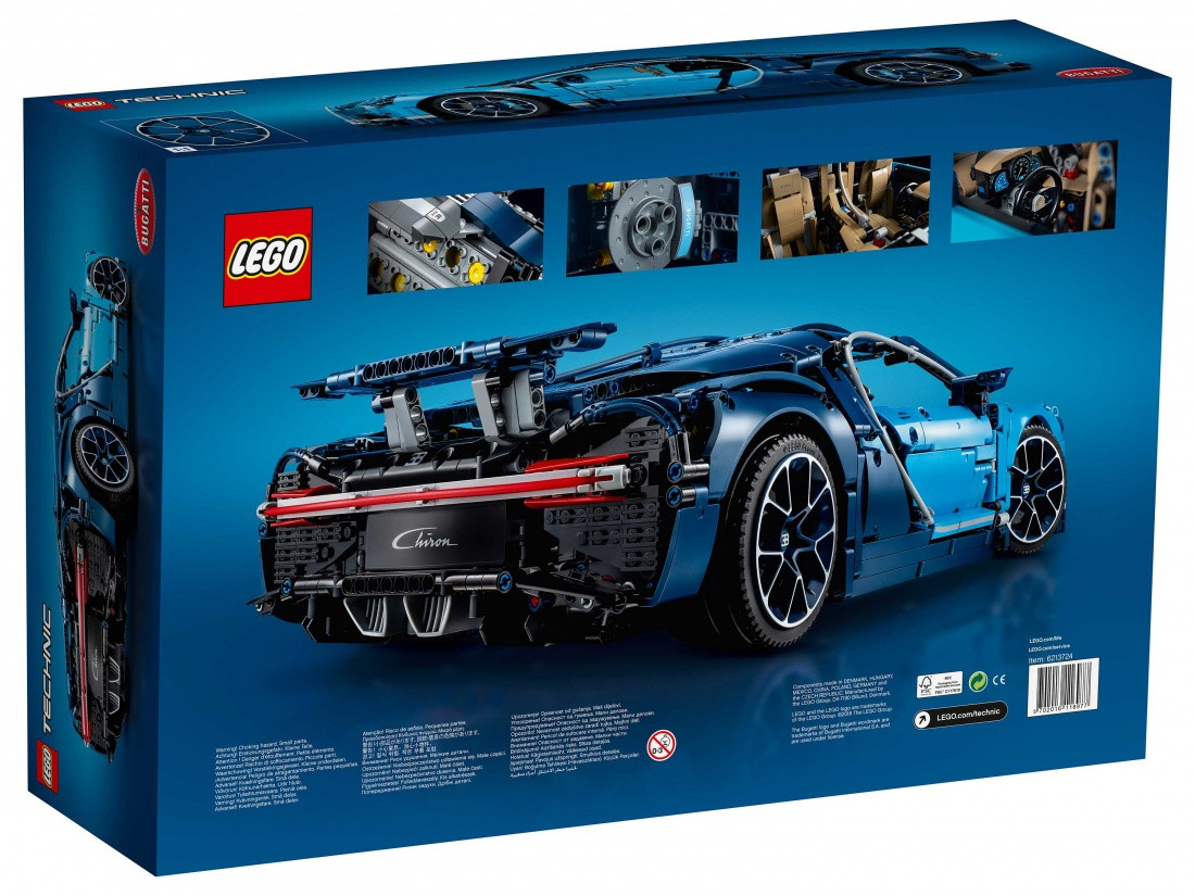 42083 Lego Technic Bugatti Chiron, Лего Техник - фото 2 - id-p90126205
