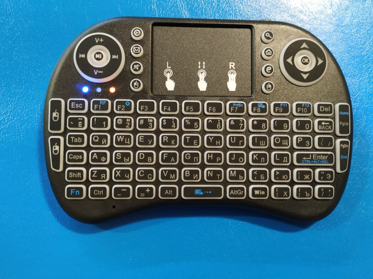 Мини клавиатура беспроводная i8-b Keyboard с русской раскладкой