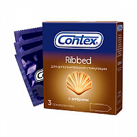 Презервативы с ребрами Contex Ribbed