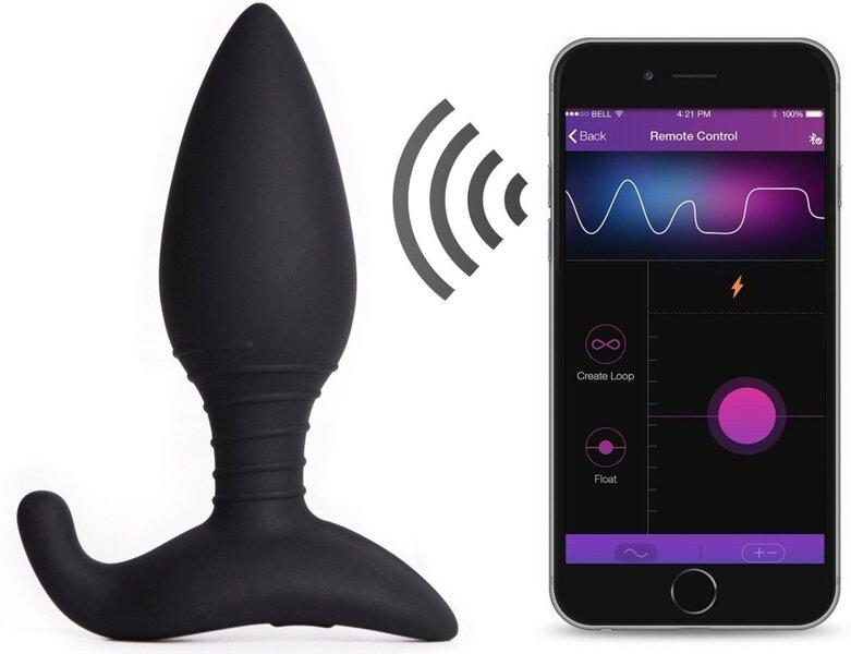 Анальная пробка Lovense Hush - управляйте из ЛЮБОЙ ТОЧКИ МИРА! - диаметр 3.8 см