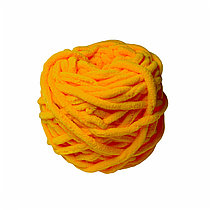 Велюровая пряжа для ручного вязания, толщиной 0,8 мм подсолнечник