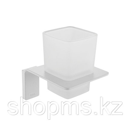 Подстаканник одинарный, матовое стекло Slide, белый матовый, IDDIS. SLIWTG1i45, фото 2