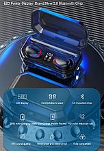 Беспроводные наушники M15 TWS Bluetooth 5,1, аирподс 2000 мп AirPods с Power Bank