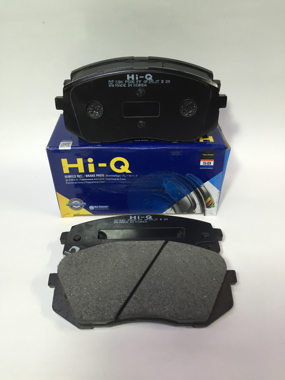 Kолодки тормозные передние HI-Q (NISSAN bluebird /06-../, micra /03-../, note /05-../, tiida /05-../)