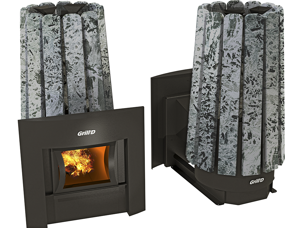 Печь для бани Cometa 180 Vega Window Stone