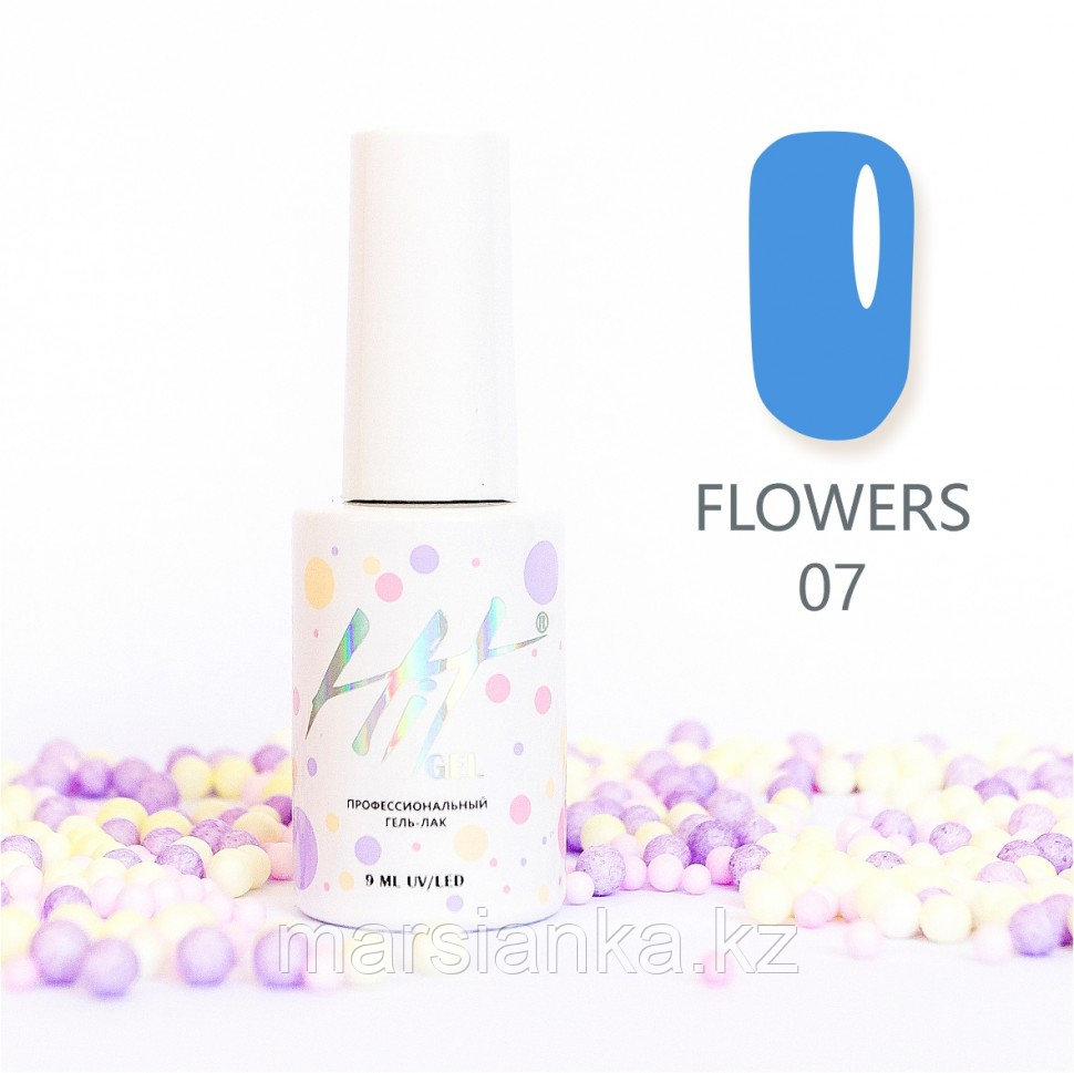 Гель-лак HIT gel Flowers №07, 9мл