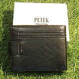 Мужское портмоне клатч кошелёк Petek Collection модель 015 Black и Coffe. Видео обзор в описании!, фото 2