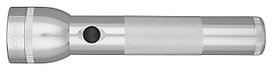 Фонарь MAGLITE 2D (27 Lum)(10627cd)(206м)(8ч30м) (серебристый)(в коробке) R34339