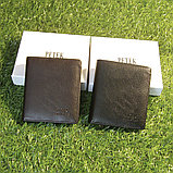 Мужское портмоне клатч кошелёк Petek Collection модель S-21 Black и Coffe. Видео обзор в описании!, фото 3