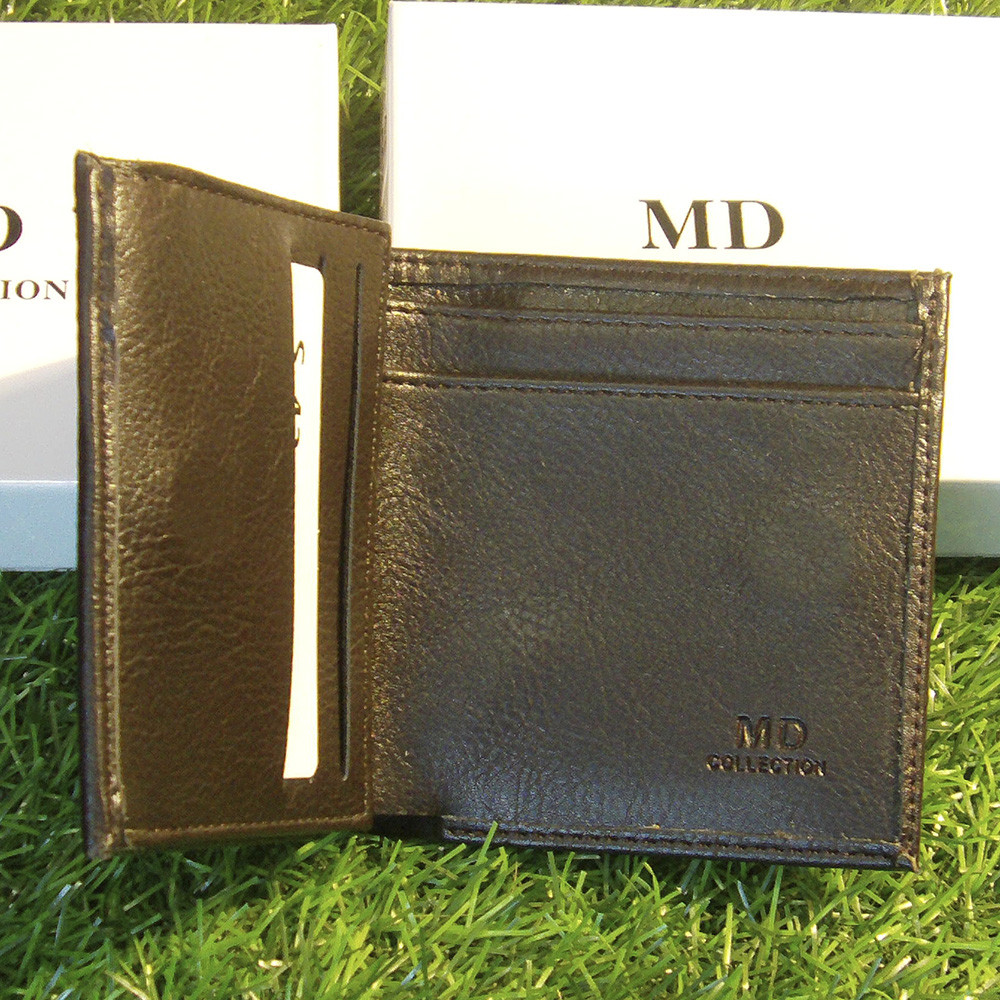 Мужское портмоне клатч кошелёк MD Collection модель S-43 Black и Coffe. Видео обзор в описании! - фото 2 - id-p90138751