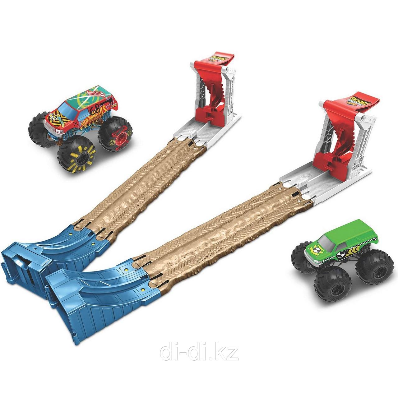 Mattel HW Монстр трак Автотрек Двойное уничтожение GYC80