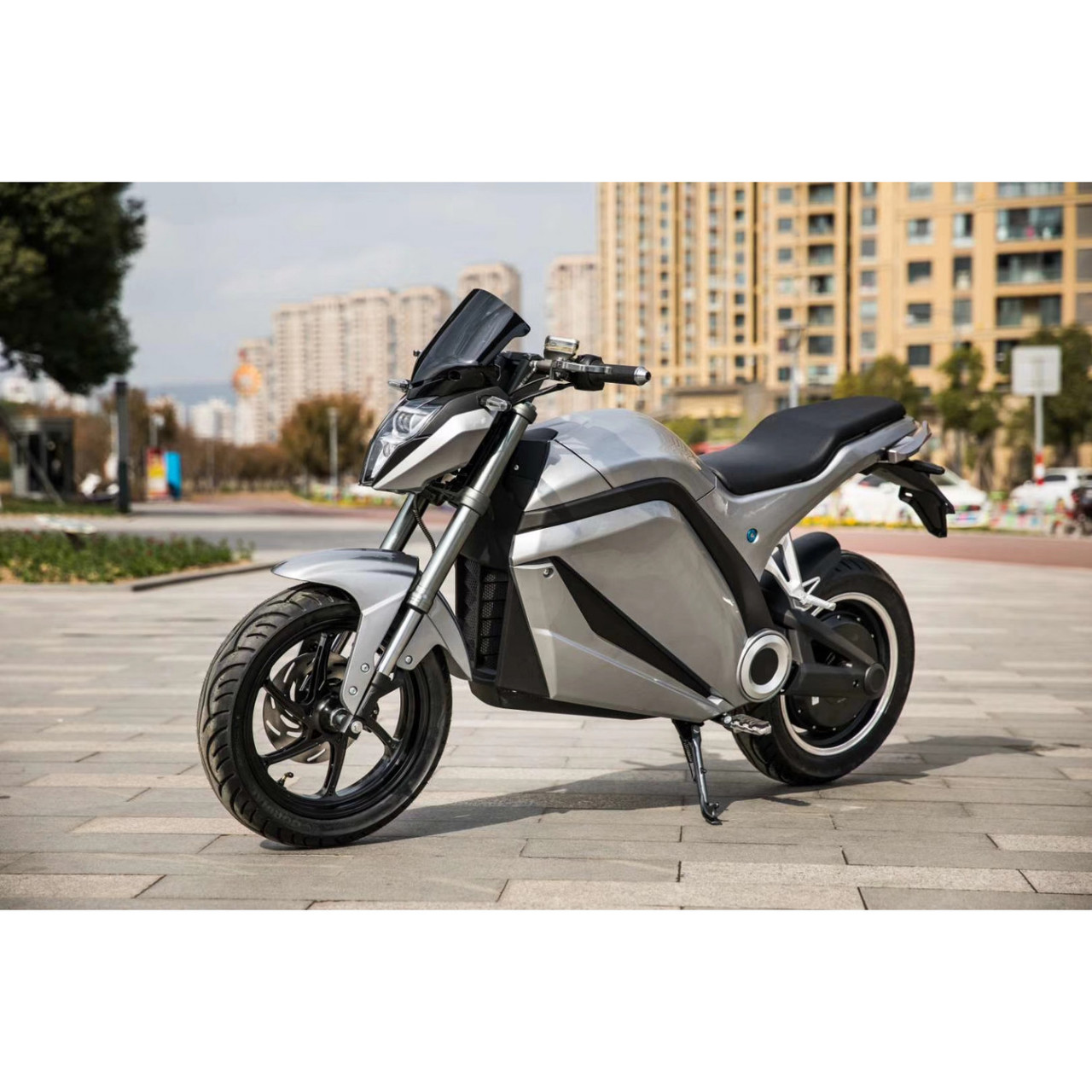 Электромотоцикл Simargl V5 Серый - фото 1 - id-p90142932