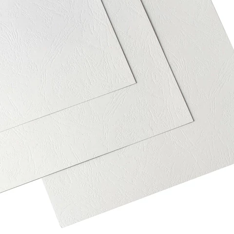 Обложки картонные для переплета А3, комплект 100 штук, тиснение под кожу, 230 г/м2, белые, BRAUBERG - фото 5 - id-p51714745