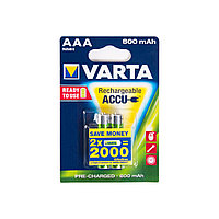 Аккумулятор, VARTA, R2U (HR03), AAA, 1.2 V, 2 шт., Блистер TVR24903 Аккумулятор, VARTA, R2U (HR03), AAA, 1.2 V, 2 шт., Блистер