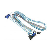 Кабель интерфейсный Mini SAS HD-4 SATA Supermicro CBL-SAST-0699 TVR37345 Кабель интерфейсный Mini SAS HD-4 SATA Supermicro CBL-SAST-0699