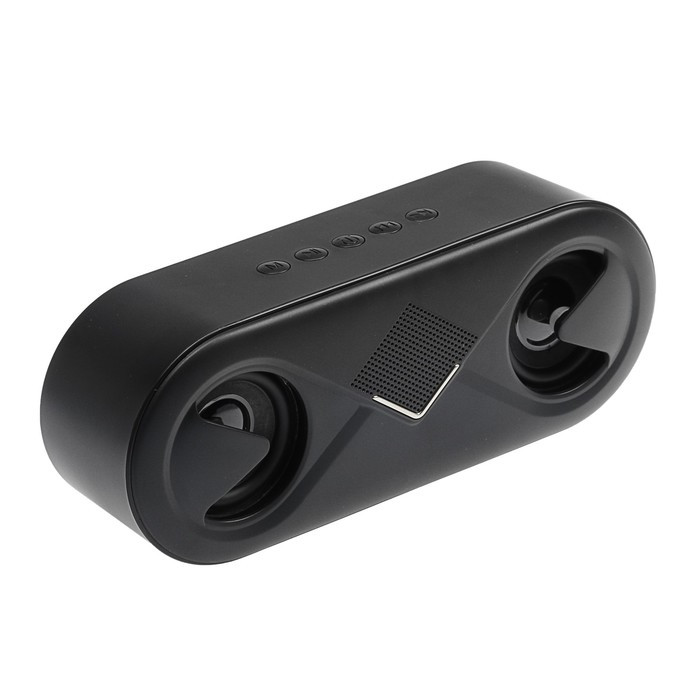 Портативная колонка Qumo X5 BT0005, Bluetooth 5.0, 6 Вт, 2000 мАч, черная