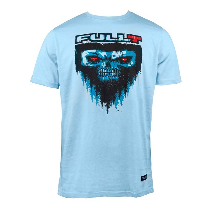 Футболка FullT Yeti, размер XL, цвет голубой-черный-красный