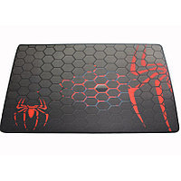 Коврик для компьютерной мышки 50х35 см черный с красным принтом Spider