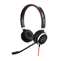 Jabra 14401-10 Гарнитура EVOLVE 40 Stereo ТОЛЬКО ГАРНИТУРА, 3.5mm Jack, без USB-адаптера и блока управления