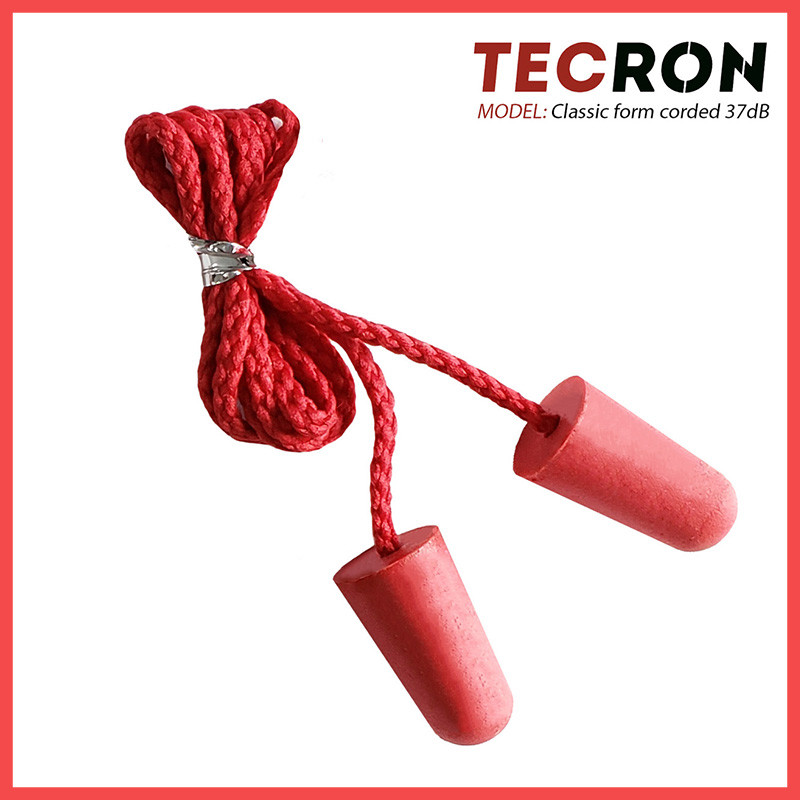 Беруши противошумные со шнурком TECRON™ Classic form corded 37dB