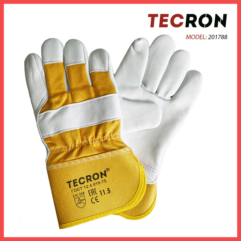 Перчатки комбинированные летние TECRON™ 201788 из натуральной овечьей кожи