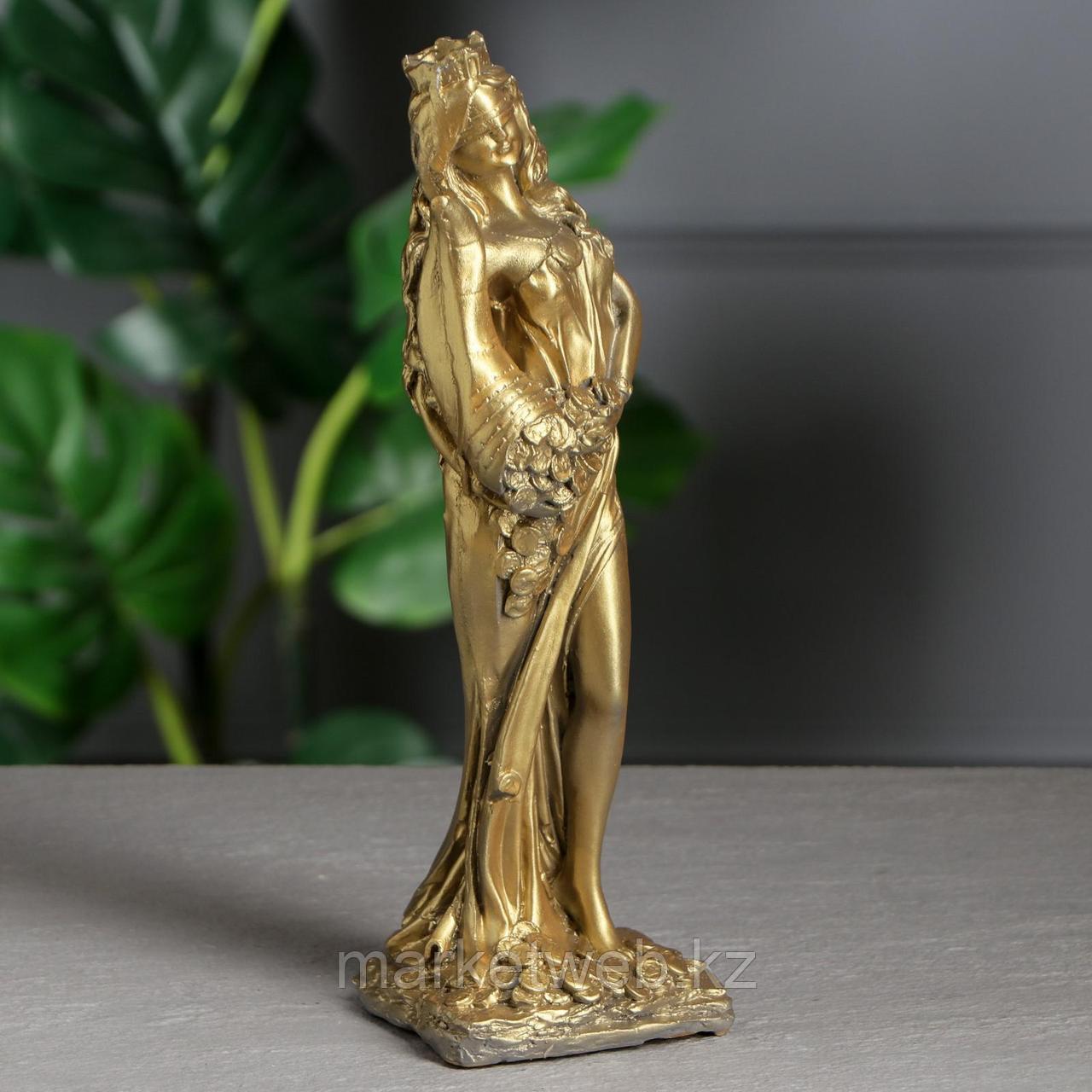 Статуэтка Фортуна богиня золотой цвет 30 см - фото 1 - id-p90155835