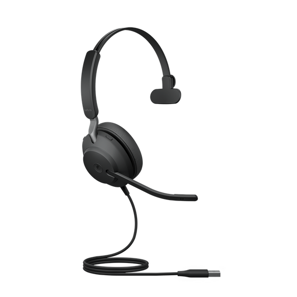 Jabra 24089-899-999 Гарнитура проводная EVOLVE2 40, USB-A, MS Mono - фото 1 - id-p90156826