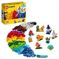 Детский конструктор LEGO Classic Прозрачные кубики 11013
