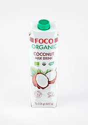 FOCO ORGANIC Кокосовый молочный напиток (без сахара),1 литр
